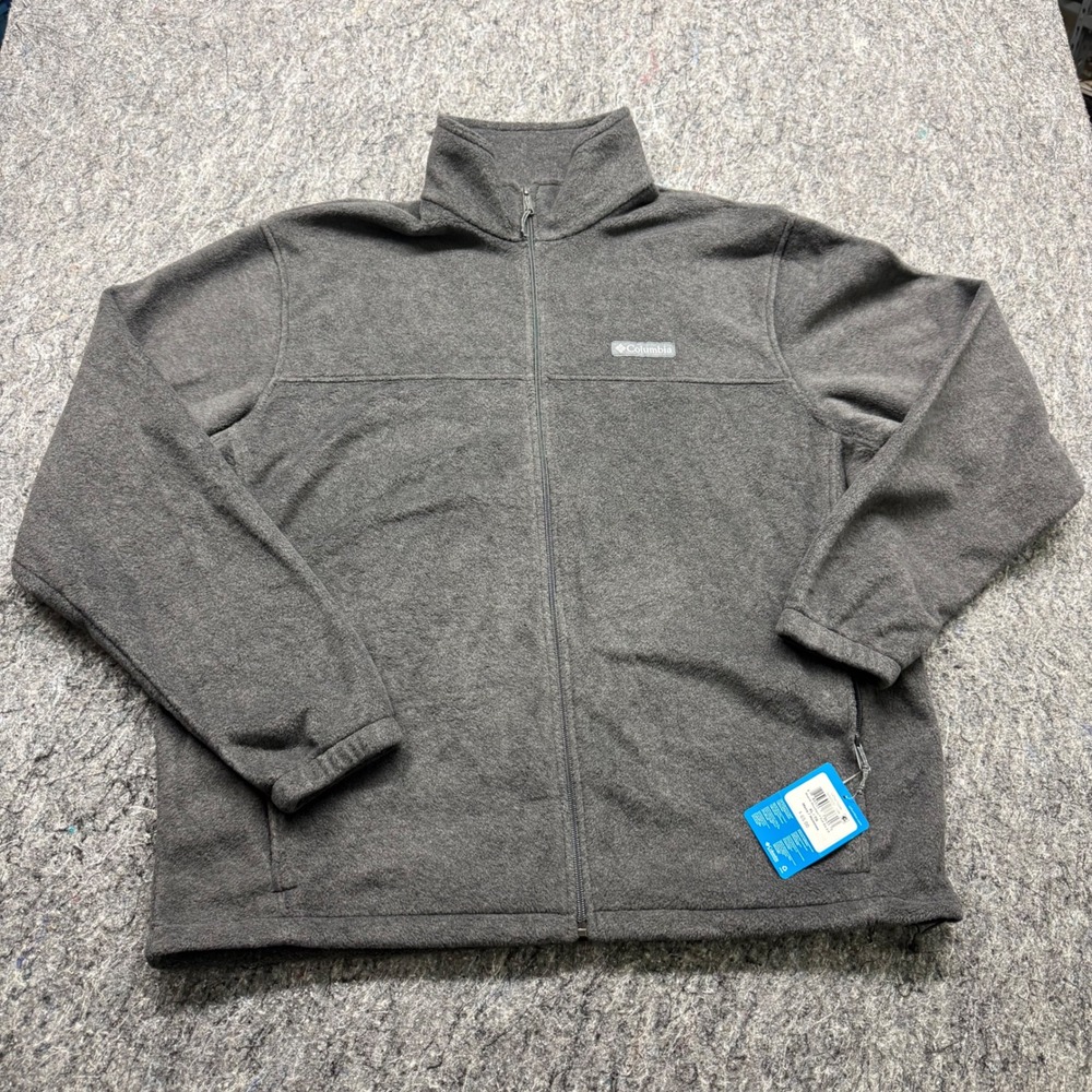 Columbia Mens Steens Mountain Full Zip 2.0 Fleece Jacket Gray XL WM13220-048 NEW